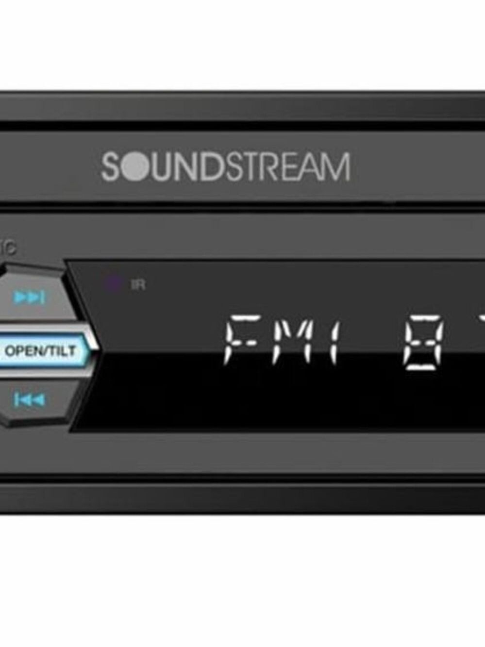 VRC-A1-78W Black 1-DIN Motorized Digital Multimedia Car Stereo w/ 7" LCD - Picture 7 of 9